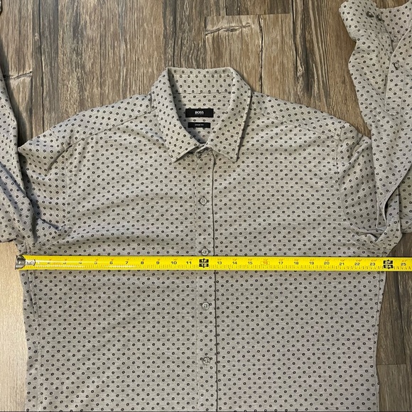 Hugo Boss Robbie Sharp Fit Button Down Shirt Men Sz XL EUC - Picture 10 of 14